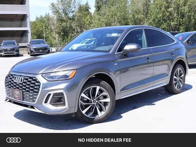Gray 2023 Audi Q5 Sportback quattro Premium Plus S Line 45 TFSI AWD Sedan All-Wheel Drive Automatic