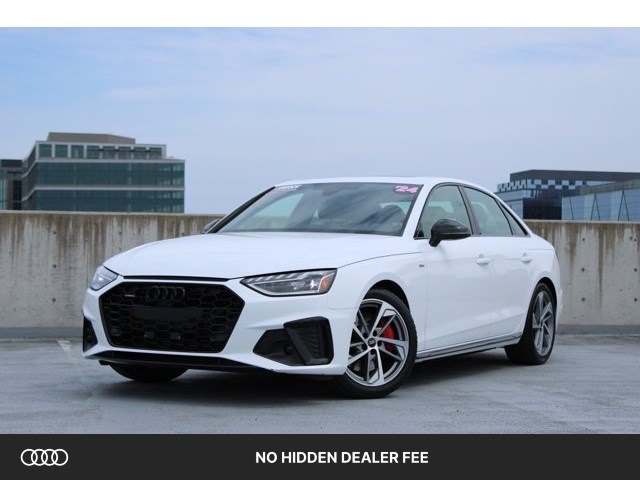 Arkona White 2024 Audi A4 Sedan All-Wheel Drive Automatic