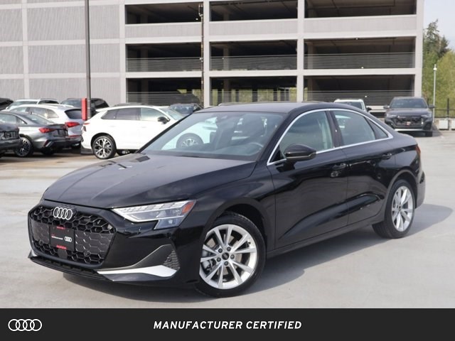 Brilliant Black 2025 Audi A3 quattro Premium 40 TFSI Sedan All-Wheel Drive Automatic