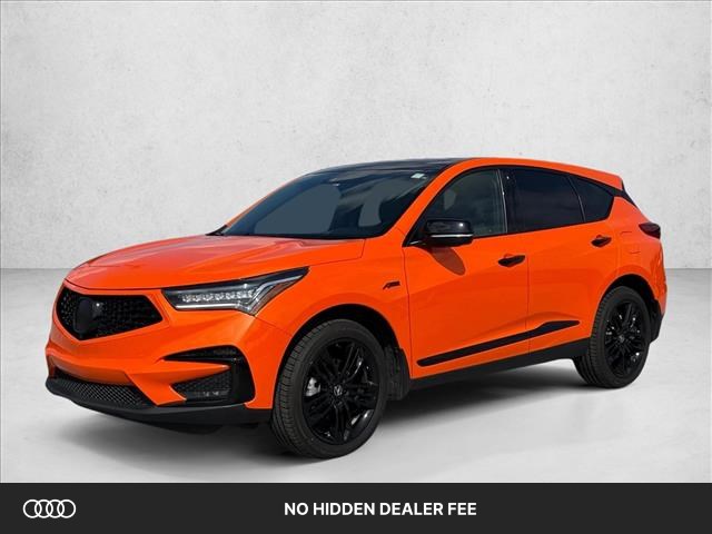 Thermal Orange Pearl 2021 Acura RDX SUV / Crossover All-Wheel Drive Automatic