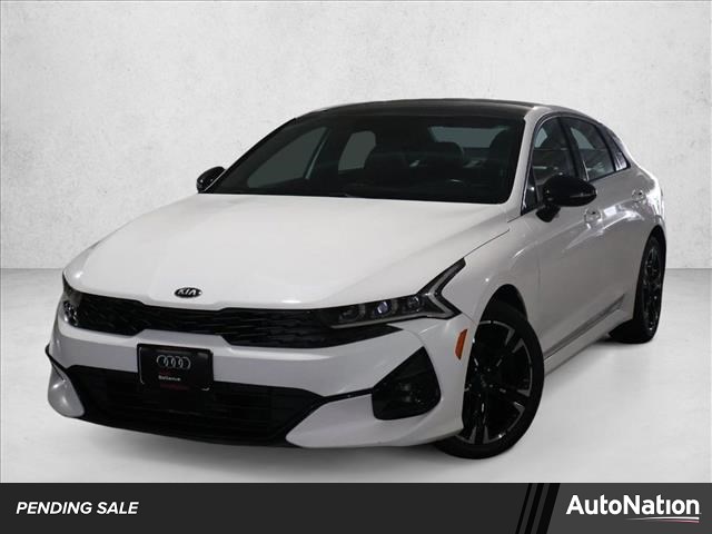 Glacial White Pearl 2021 Kia K5 GT-Line FWD Sedan Front-Wheel Drive Automatic