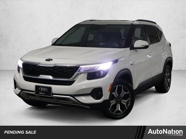 Snow White Pearl 2021 Kia Seltos EX AWD SUV / Crossover All-Wheel Drive Automatic
