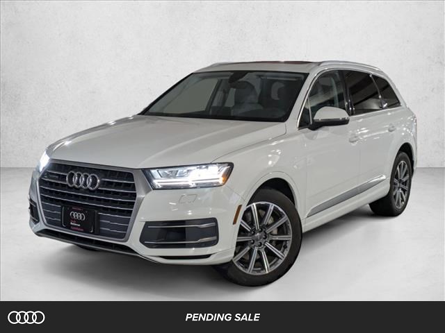 Carrara White 2019 Audi Q7 55 TFSI quattro Premium Plus SUV / Crossover All-Wheel Drive Automatic