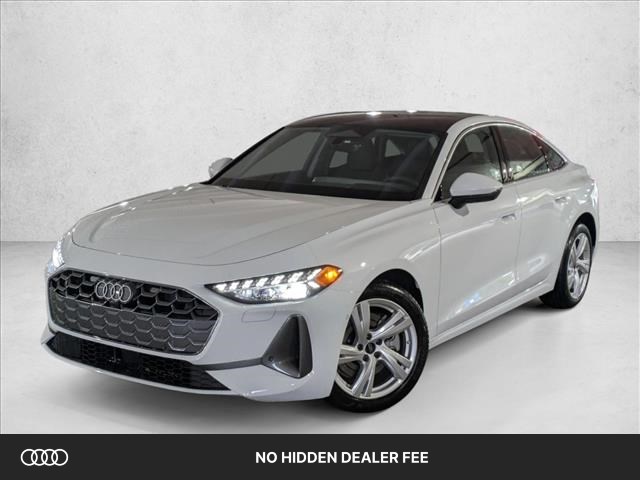 Glacier White Metallic 2025 Audi A5 Sedan All-Wheel Drive Automatic