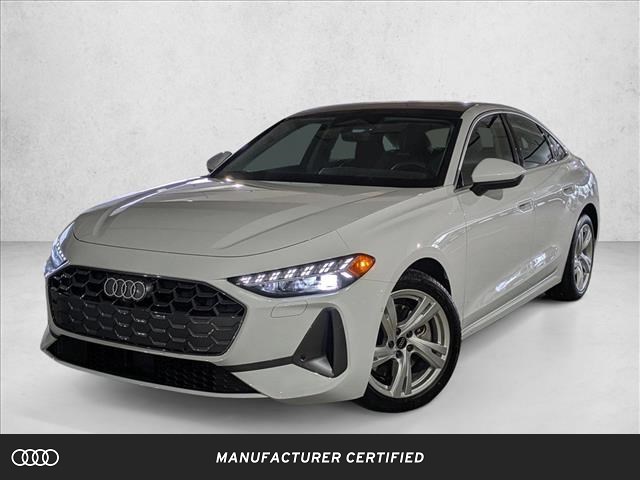 Glacier White Metallic 2025 Audi A5 quattro Premium Plus Sedan Sedan All-Wheel Drive Automatic