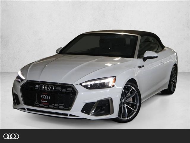 Glacier White Metallic/Black Roof 2024 Audi A5 quattro Premium Plus 45 TFSI Convertible AWD Convertible All-Wheel Drive Automatic