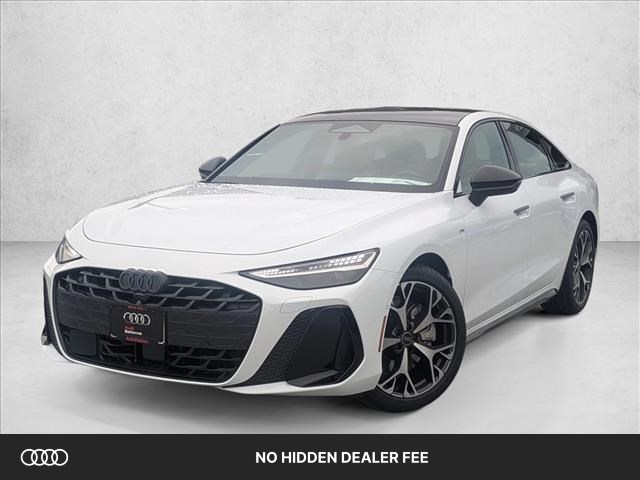 Glacier White Metallic 2026 Audi A6 Sedan All-Wheel Drive Automatic