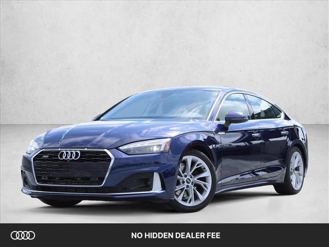 Navarra Blue Metallic 2022 Audi A5 Sportback Sedan All-Wheel Drive Automatic
