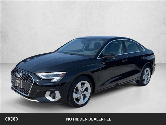 Black 2023 Audi A3 Sedan All-Wheel Drive 7-Speed Automatic