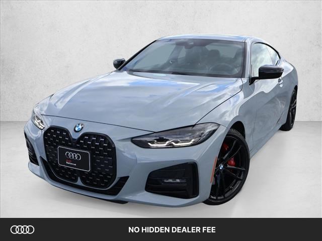 Gray (Brooklyn Grey Metallic) 2024 BMW 4 Series 430i Coupe xDrive Coupe All-Wheel Drive Automatic