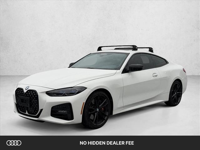 Alpine White 2023 BMW 4 Series Coupe All-Wheel Drive Automatic