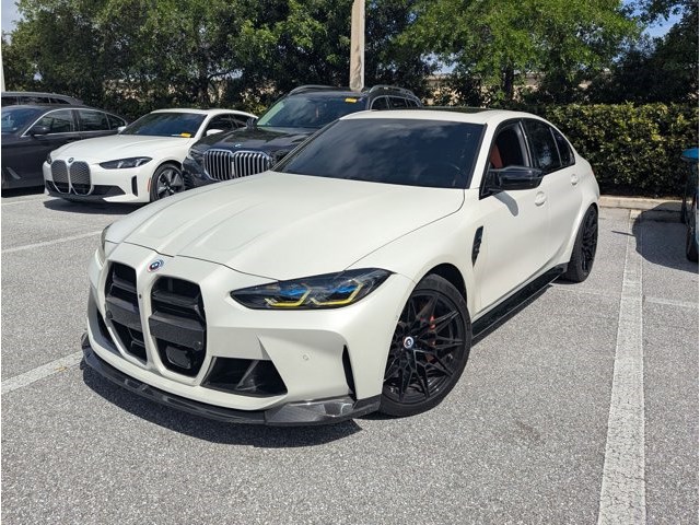 Frozen Brilliant White Metallic 2023 BMW M3 Competition xDrive AWD Sedan All-Wheel Drive Automatic