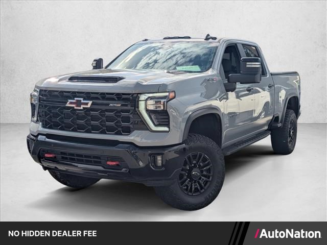 Slate Gray Metallic 2025 Chevrolet Silverado 2500HD ZR2 Crew Cab 4WD Pickup Truck Four-Wheel Drive Automatic