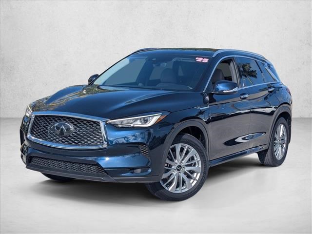 Hermosa Blue 2025 INFINITI QX50 Luxe AWD SUV / Crossover All-Wheel Drive Automatic