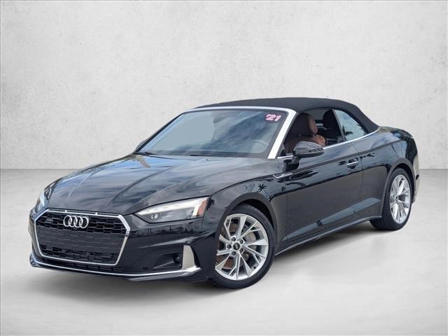Mythos Black 2021 Audi A5 quattro Premium Plus 45 TFSI Convertible AWD Convertible All-Wheel Drive Automatic