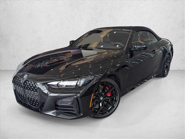 Black Sapphire Metallic 2026 BMW 4 Series 430i Convertible RWD Convertible Rear-Wheel Drive Automatic