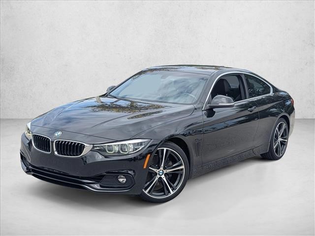 Black Sapphire Metallic 2019 BMW 4 Series 430i Coupe RWD Coupe Rear-Wheel Drive 8-Speed Automatic