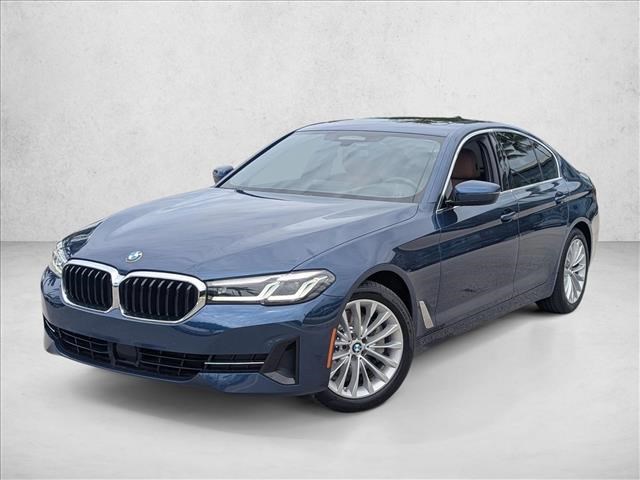 Phytonic Blue Metallic 2023 BMW 5 Series 530i RWD Sedan Rear-Wheel Drive Automatic