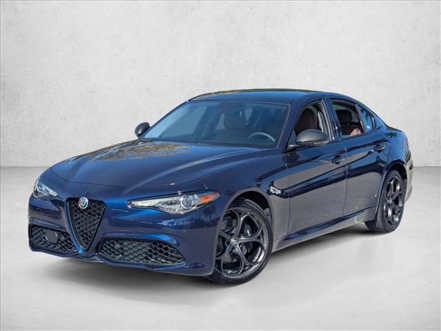 Montecarlo Blue Metallic 2019 Alfa Romeo Giulia Sport AWD Sedan All-Wheel Drive 8-Speed Automatic
