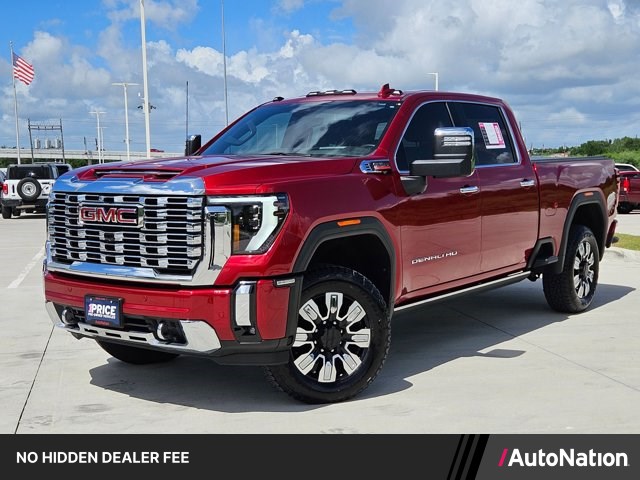 Volcanic Red Tintcoat 2024 GMC Sierra 2500HD Denali Crew Cab 4WD Pickup Truck Four-Wheel Drive Automatic