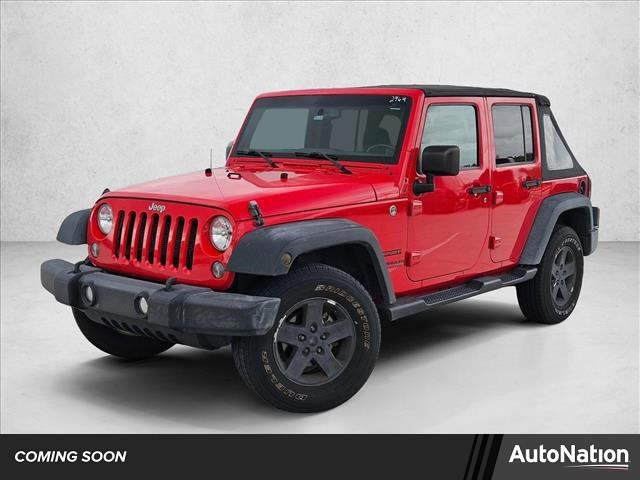Firecracker Red Clear Coat 2015 Jeep Wrangler Unlimited Sport 4WD SUV / Crossover Four-Wheel Drive 6-Speed Manual
