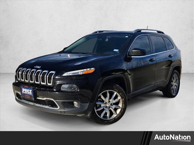 Diamond Black Crystal Pearlcoat 2018 Jeep Cherokee Limited 4WD SUV / Crossover Four-Wheel Drive 9-Speed Automatic
