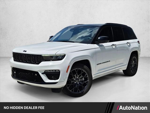 Bright White Clearcoat 2025 Jeep Grand Cherokee Summit 4WD SUV / Crossover Four-Wheel Drive 8-Speed Automatic