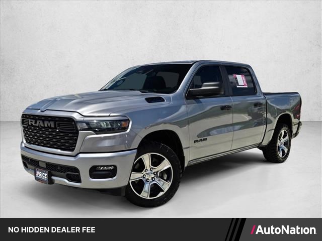 Billet Silver Metallic Clearcoat 2025 RAM 1500 Pickup Truck Four-Wheel Drive 8-Speed Automatic