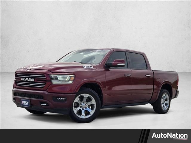 Delmonico Red Pearlcoat 2022 RAM 1500 Laramie Crew Cab 4WD Pickup Truck Four-Wheel Drive 8-Speed Automatic