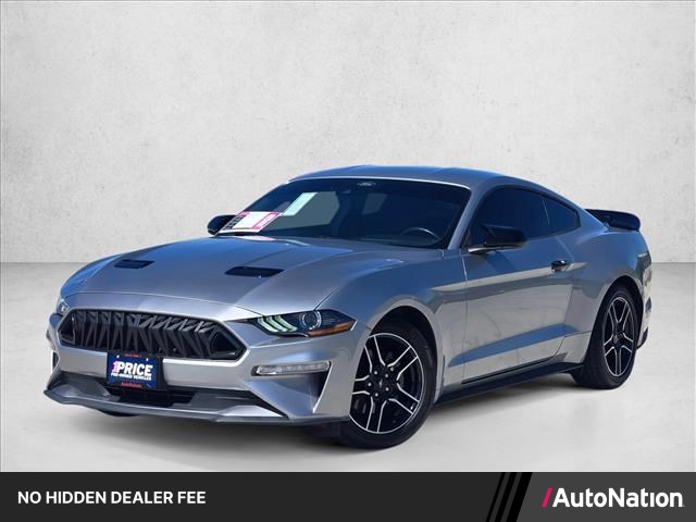 Iconic Silver Meta 2023 Ford Mustang Coupe Rear-Wheel Drive 6-Speed Manual