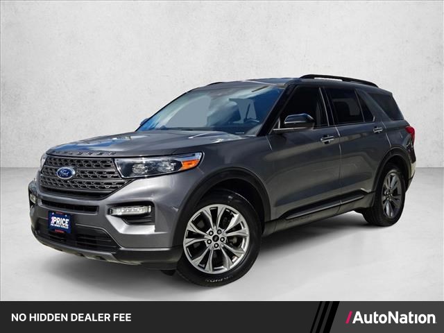 Carbonized Gray Metallic 2022 Ford Explorer SUV / Crossover Rear-Wheel Drive Automatic