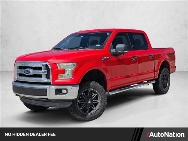 Race Red 2015 Ford F-150 Pickup Truck Four-Wheel Drive 6-Speed Automatic