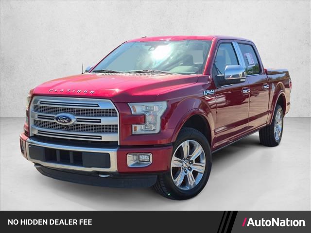 Ruby Red Metallic Tinted Clearcoat 2016 Ford F-150 Pickup Truck Four-Wheel Drive 6-Speed Automatic