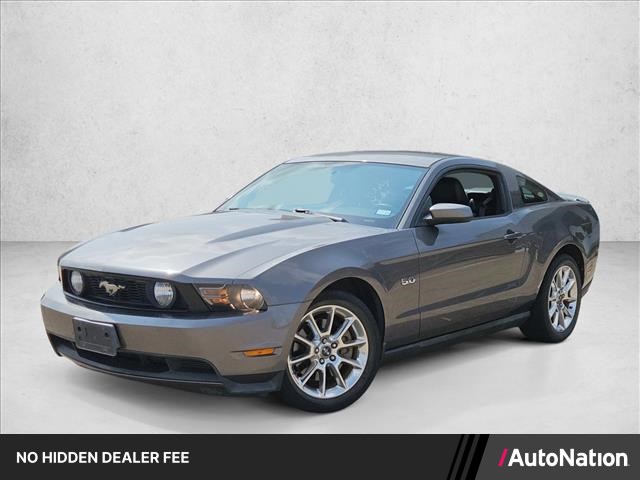 Gray (Sterling Grey Metallic) 2011 Ford Mustang Coupe Rear-Wheel Drive Automatic