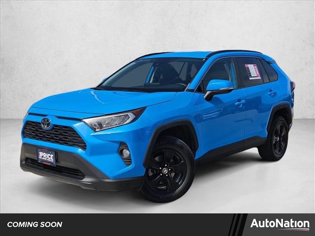 Blue Flame 2021 Toyota RAV4 XLE FWD SUV / Crossover Front-Wheel Drive 8-Speed Automatic
