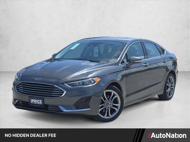 Silver/Gray 2019 Ford Fusion Sedan Front-Wheel Drive 6-Speed Automatic