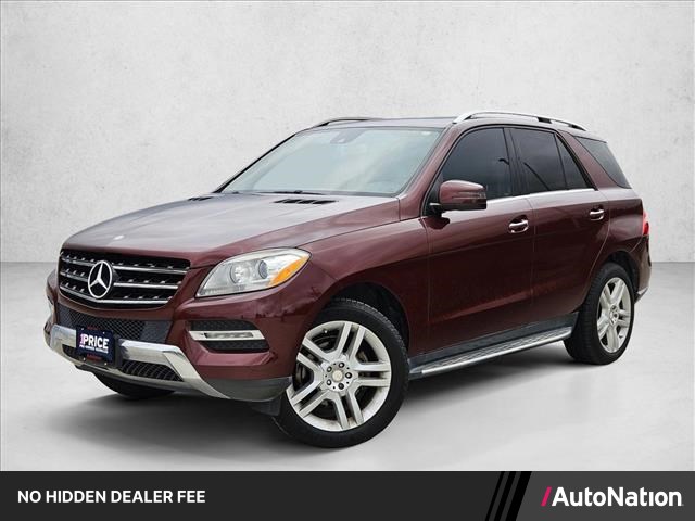 Cinnabar Red Metallic 2014 Mercedes-Benz M-Class ML 350 BlueTEC 4MATIC SUV / Crossover All-Wheel Drive Automatic