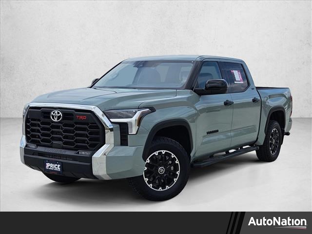 Silver/Gray 2023 Toyota Tundra SR5 CrewMax Cab 4WD Pickup Truck Four-Wheel Drive Automatic