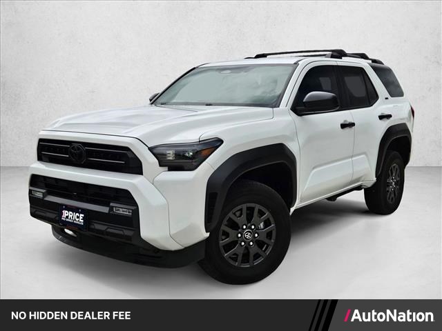 White 2025 Toyota 4Runner SR5 4WD SUV / Crossover Four-Wheel Drive 8-Speed Automatic