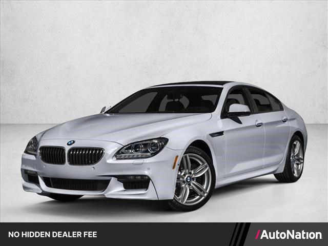 Glacier Silver Metallic 2015 BMW 6 Series Sedan Rear-Wheel Drive Automatic