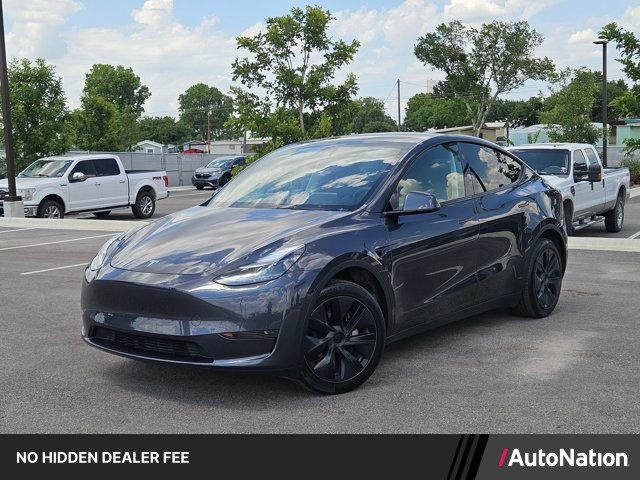 Gray (Stealth Grey) 2025 Tesla Model Y SUV / Crossover Rear-Wheel Drive 1-Speed Automatic