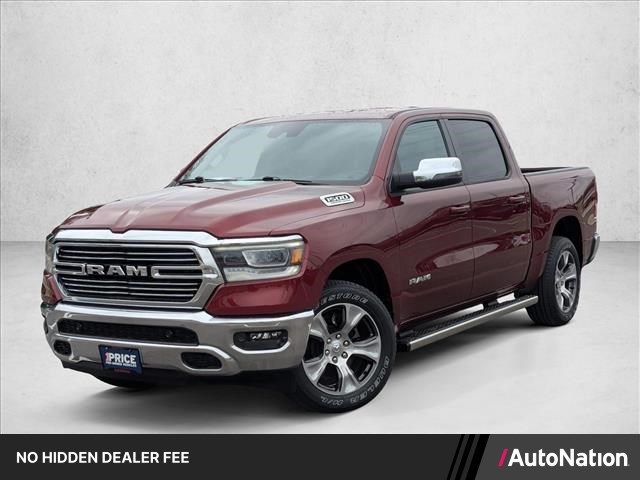 Delmonico Red Pearlcoat 2023 RAM 1500 Laramie Crew Cab 4WD Pickup Truck Four-Wheel Drive 8-Speed Automatic