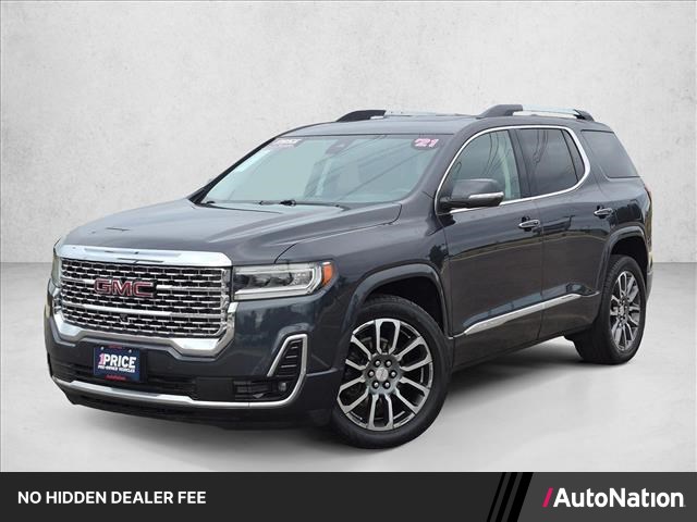 Hunter Metallic 2021 GMC Acadia SUV / Crossover Four-Wheel Drive 9-Speed Automatic