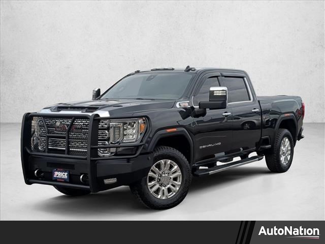 Carbon Black Metallic 2020 GMC Sierra 2500HD Denali Crew Cab 4WD Pickup Truck Four-Wheel Drive Automatic