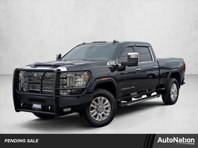 Carbon Black Metallic 2020 GMC Sierra 2500HD Denali Crew Cab 4WD Pickup Truck Four-Wheel Drive Automatic