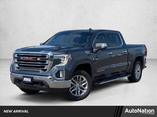 Gray (Dark Sky Metallic) 2021 GMC Sierra 1500 SLT Crew Cab 4WD Pickup Truck Four-Wheel Drive Automatic