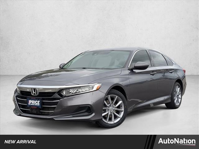 Gray 2021 Honda Accord LX FWD Sedan Front-Wheel Drive Automatic