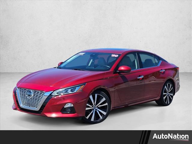 Red (Scarlet Ember Tintcoat) 2020 Nissan Altima 2.5 Platinum FWD Sedan Front-Wheel Drive Automatic