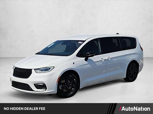 Bright White Clearcoat 2024 Chrysler Pacifica Hybrid Minivan Front-Wheel Drive Automatic