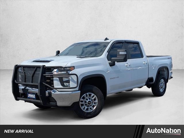 Summit White 2023 Chevrolet Silverado 2500HD LT Crew Cab 4WD Pickup Truck Four-Wheel Drive Automatic
